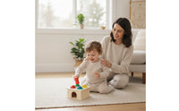 Wooden Pounding Toy Classic Wooden Mallet Compact for Infants