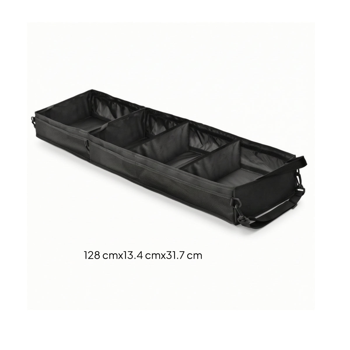 Under-Seat Storage Box Foldable Underseat Truck Organizer Truck Seat Organizer with Dividers Soft-Sided Heavy-Duty for Drivers