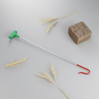 High-Carbon Steel Sheep Leg Hook Heavy-Duty Sheep Catching Hook Rust-Resistant Goat Leg Crook Multipurpose
