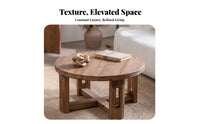 Waterproof Round Pedestal Table Modern Design Round Tripod Table Sturdy Construction outsidedoor Furniture adaptable Use for Hospitality Business Owners, Homeowners, Garden, Balcony, waterside, Living Room