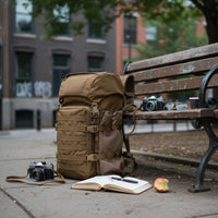 Outdoor Survival Backpack Multiple Pockets Large Capacity Hiking Rucksack for Campers, Hikers, Camping