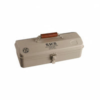 Multi-Functional Metal tool storage container Sturdy Portable Tool Box long-lasting exteriordoor Gear protected for DIY hobbyists, Homeowners, Camping, Fishing, highway journeys, exteriordoor meals