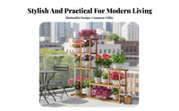 Space-Saving Railing Planter Holder Large Capacity Hanging Planter Rack Anti-Rust Balcony Shelf Sturdy Construction for Apartment Dwellers, Gardeners, Homeowners, Patio, Fence, Porch, window sill