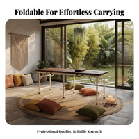 Lightweight Portable Massage Table Sturdy Support Folding Massage Bed Versatile Foldable Beauty Bed Heavy Duty for Estheticians, Physical Therapists, Lash Technicians, Salon, Facials, Medical Facility