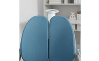 Support Ergonomic Kids Study Chair Foldable Armrests Ergonomic Kids Desk Chair 360° Swivel High-Density Sponge Cushion for Students, Home Schooling