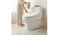 Multifunctional Smart Bidet Seat Instant Heat Electric Bidet Toilet Seat Electronic Control Smart Toilet Cover Warm Water Wash for Seniors