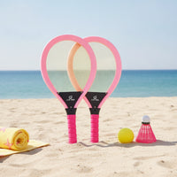 2 Pieces Non-Slip Kids Tennis Racket Set Large Tennis Racket Toy Lightweight Racquet Sturdy for Children