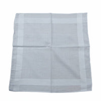 12 Pieces White Cotton Handkerchief Machine Washable Bulk White Handkerchiefs