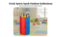 Tall Cylindrical Hopping Sack Training Use Oxford Cloth Sack for Jumping Practice