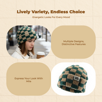 Women's Winter Hat Fleece Lined Chunky Knit Beanie