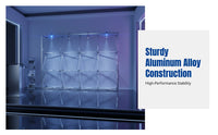 Aluminum Alloy Mesh Display Stand, Foldable Poster Frame, Windproof Outdoor Backdrop, Personalized Event Wall