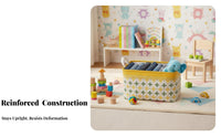 Foldable Design foldable textile Hamper Large Capacity foldable textile container adaptable Laundry Container Easy Carry Handles for Families, Students, Parents, Closet, Bedroom, Kids' Room, Bathroom