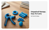 5 Pieces Grip Strengthener Set Long-Lasting Hand Grip Strengthener Kit Adjustable Hand Grip Bundle Portable Finger