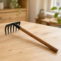 Gardening Hand Tools Set for Planting, Weeding, Soil Loosening, and Digging - Thickened Small Hoe, Rake, and Shovel for Succulents and Flowers
