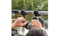 4 Pieces Quick Release Clamp Secure Rubber Clamp with Mounting Hardware Holder Slimline for off Roaders, Roof Racks