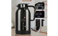 Vehicle Electric Kettle 12V-24V Electric Travel Kettle Temperature Holding Hot for Truckers, Commuters, Road Trips, Truck