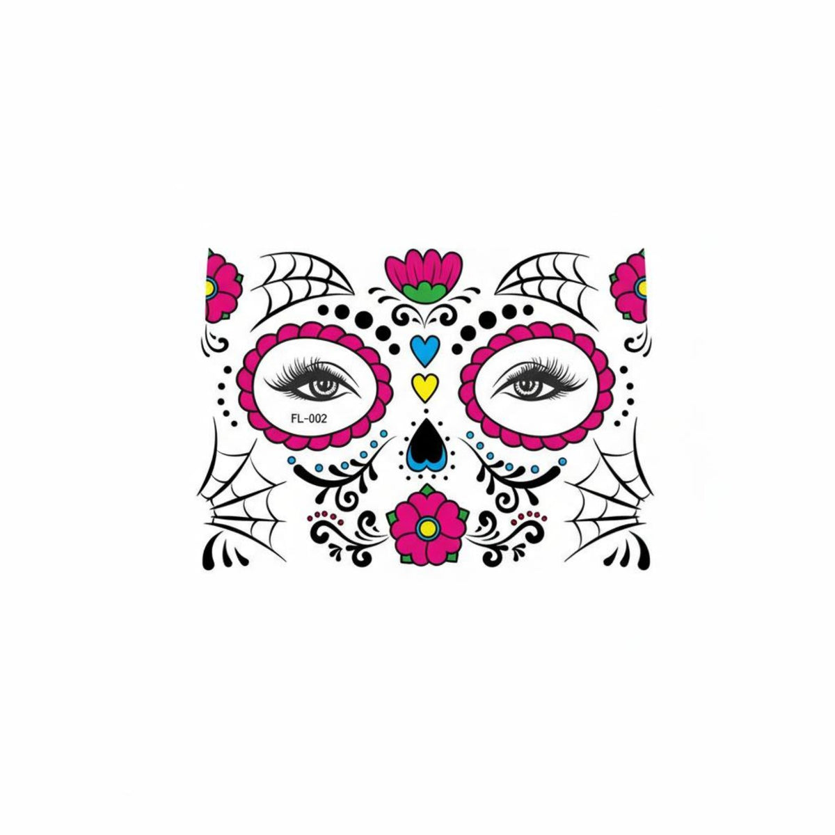 Halloween Mawayh Sticker Skin-Safe Scary Mawayh Decal Easy to Apply for Teens, gentlemen