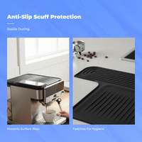 Silicone Top Mat Non Slip Counter Protector Heat Resistant Easy to Clean for Homeowners, Office Staff, Countertop, Break Room
