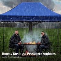 Foldable Design Folding Advertising Tent Quick Setup Four-Legged Sunshade Canopy Sturdy Frame Instant Canopy Tent Waterproof for Market Vendors, Outdoor Enthusiasts, Markets, Picnics, Camping, Backyard