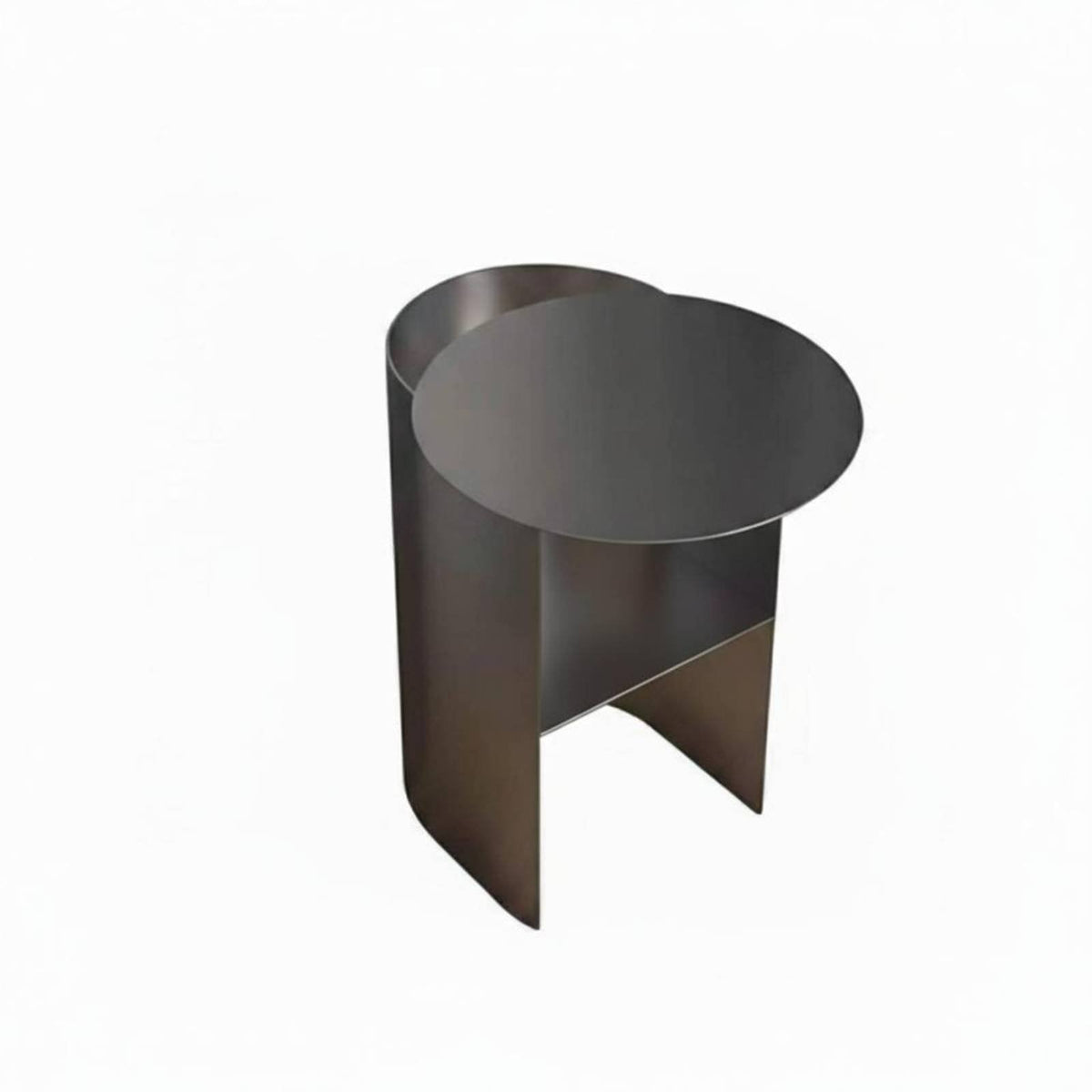 Modern Design Curved Designd End Table Minimalist design Living Room Furniture Space-Saving Nightstand adaptable Use for Apartment Dwellers, Interior Designers, Residents, Bedroom, Small areas, Study, Home Office