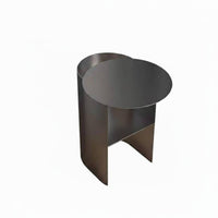 Modern Design Curved Designd End Table Minimalist design Living Room Furniture Space-Saving Nightstand adaptable Use for Apartment Dwellers, Interior Designers, Residents, Bedroom, Small areas, Study, Home Office
