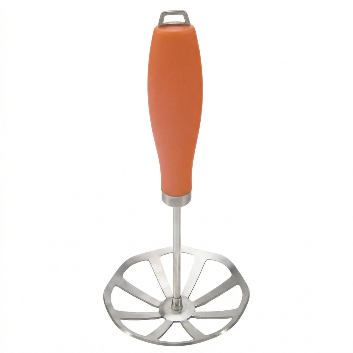 Long Handle Detachable Potato Masher Perforated Plate Stainless Steel Potato Masher Lightweight Mashing Utensil
