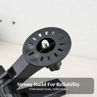 Wide Compatibility Pan Tilt Camera Bracket Long-Lasting Plastic Adjustable Camera Wall Mount Easy to Install for Indoor