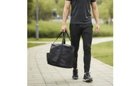 Sports Storage Bag with Shoulder Strap Zippered Cylindrical Gear Bag with Zipper Portable Multifunctional for Athletes, Gym