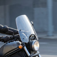 Motorcycle Windshield with Bracket Easy to Install Windshield Clear Motorcycle Windscreen with Bracket for Riders, Commuters, Commuting