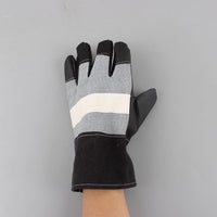 Durable Leather Work Gloves for Welding and Construction