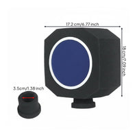 Noise Reduction Audio Capture Device Isolation Cover Enhanced Recording Quality Portable Vocal Booth Lightweight Audio Capture Device Sound Absorbing Foam Windproof for Vocalists, Streamers, Podcasters, Live Broadcasting, Home Studio