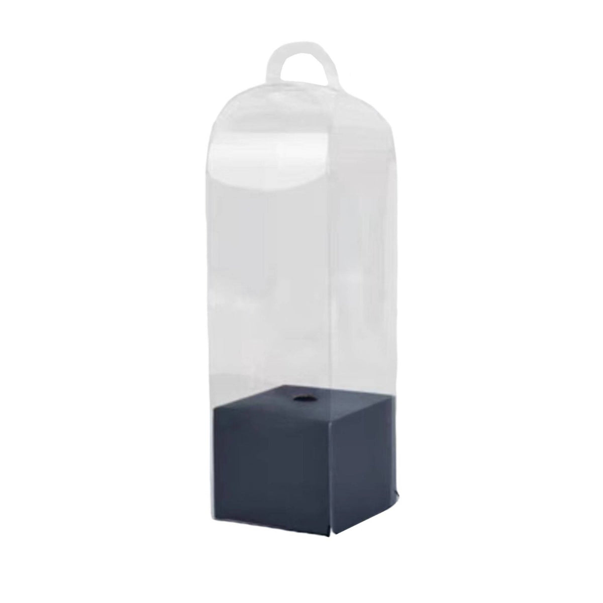 Easy Carry Handle Single Bloom Box Elegant Design Single Flower Gift Box Reusable for Florists, Mother's Day, Anniversary, Birthday