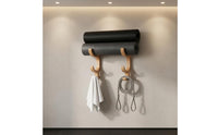 Mat Organizer with Hooks Compact Mat Holder with Hooks Tidy for