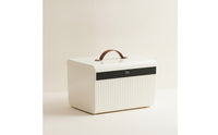 Lockable File Box with Lock Portable File Organizer Box Secure Compact for Home Office