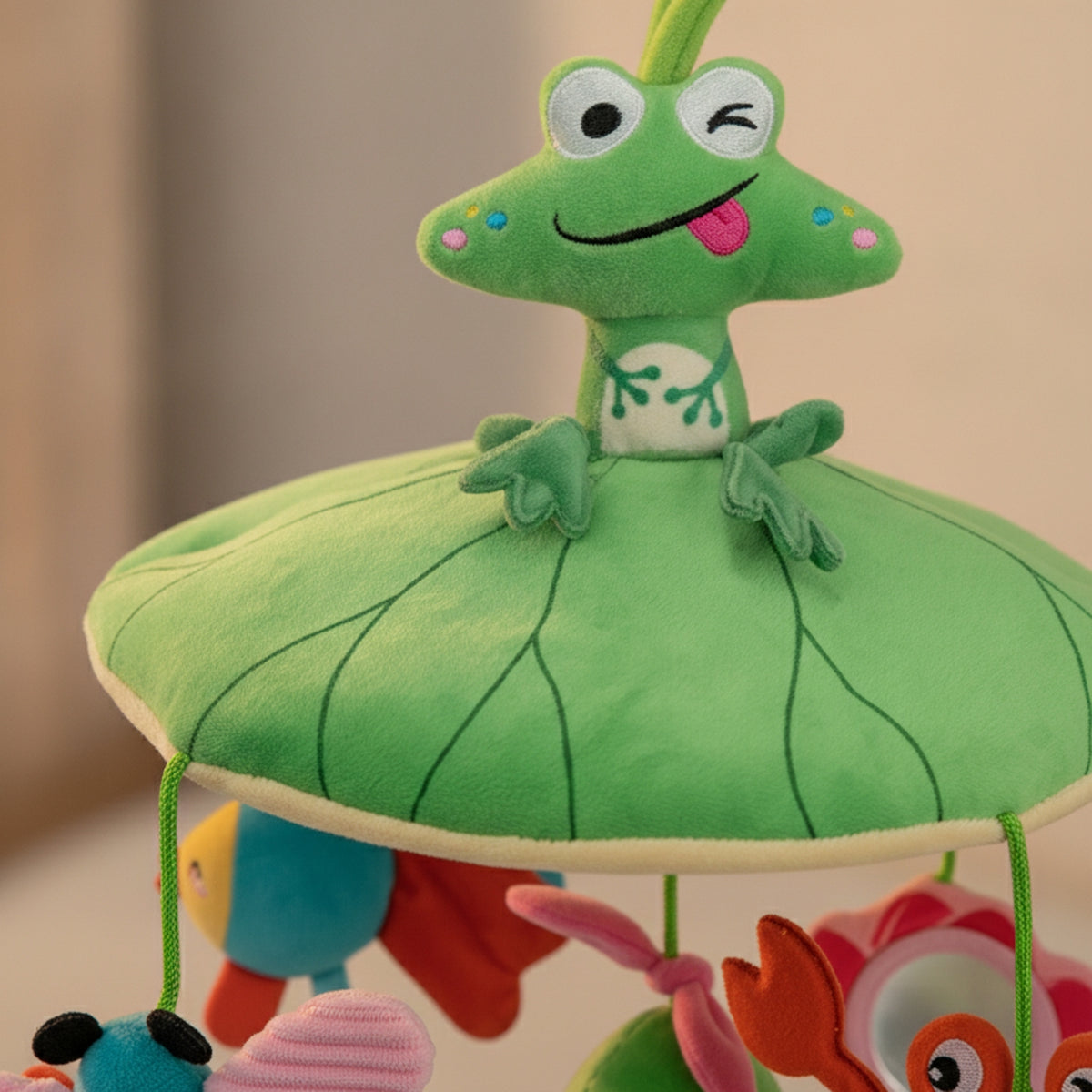 Soft Baby Musical Crib Mobile Baby Mobile with Melody Box Melody Box with Hanging Loop for Babies, Newborns, Nursery