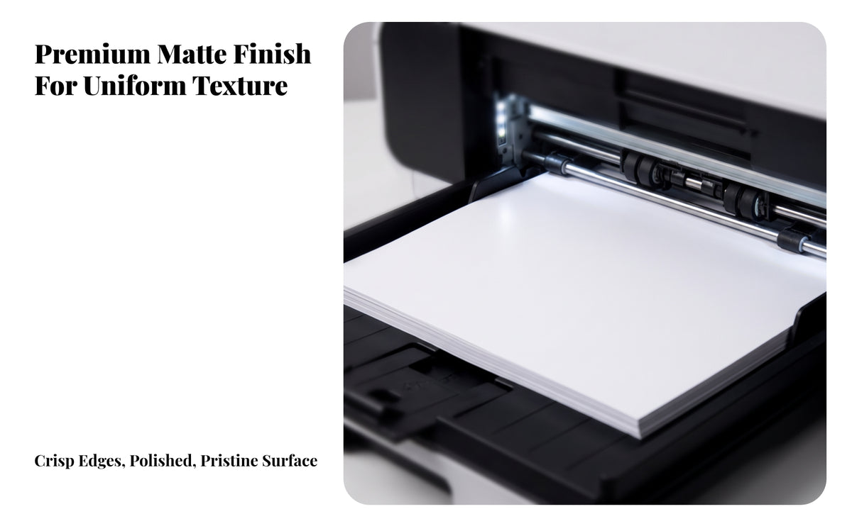 20 Pieces Matte Printable Vinyl Sheet | Strong Adhesion, Waterproof Surface, for Custom Stickers