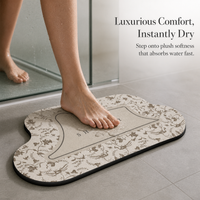 Diatomaceous Earth Bath Mat Non-Slip Absorbent Quick Dry for Bathroom Entrance