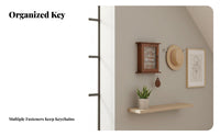 mountMounted Key Cabinet Vintage Aesthetic House Decoration Rustic Design Household Storage for Property Managers, Business Owners, Entryway