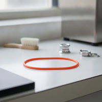Rubber Sealing Loop Replacement Seal Sealing Loop Gasket Orange Leakproof for Machine Maintenance