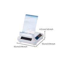 Slimline Solar Powered Rotating Display Stand Tilting Rotating Phone Stand Smooth Turntable Eco-Friendly for Showcase