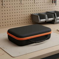 Long-Lasting EVA Hard Shell Case Shockproof Electric Drill Case Water Resistant Protective Container Internal Mesh Pocket for Travel