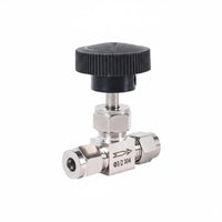 Stainless Steel Pin Valve Weld Installation Ferrule Fitting Valve Molded Body Industrial Hardware for Hydraulic Systems