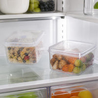 Portable Fruit Container with Lid for Kids and Students, Food-Grade Refrigerator Storage Box