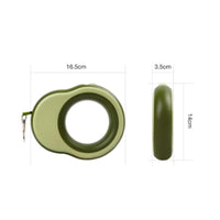 Color Block Design Retractable Dog Leash Reflective Feline and Dog Leash Single-Button Control Ergonomic Grip for Outdoor, Training