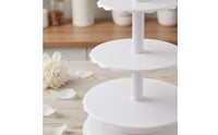 6-Tier Cake Stand Stacked Tiered Cupcake Stand Large Cupcake Display for Dessert Creators, Caterers