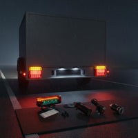 Multi-Function Tow Light Set Waterproof Rechargeable Truck Brake Lights Wireless Hauling Attachment Light Kit for Towing