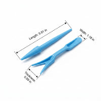 Garden Dibber & Plant Transplanter Set, 2 Pcs Seedling Tools with Ergonomic Composite Handle, Lightweight for Delicate Plant Handling