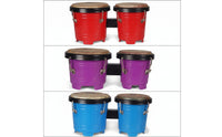 Tunable Bongos Glossy Bongo Drums Sturdy Bongo Pair Portable for Rhythm Practice, Home Play