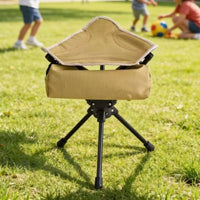 Portable Camp Stool with Storage Bag Lightweight Camp Stool with Carry Bag Compact Triangle Chair Collapsible for Campers, Anglers, Hikers, Camping, Fishing, Hiking, Outdoor Travel