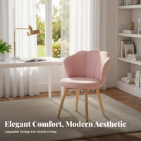 Modern Design Rolling Office Chair Adjustable Height Molded Seat Caster Chair Minimalist aesthetic Seating Furniture 360-Degree rotate for Students, Children, Home Workers, Dorm Room, Bedroom